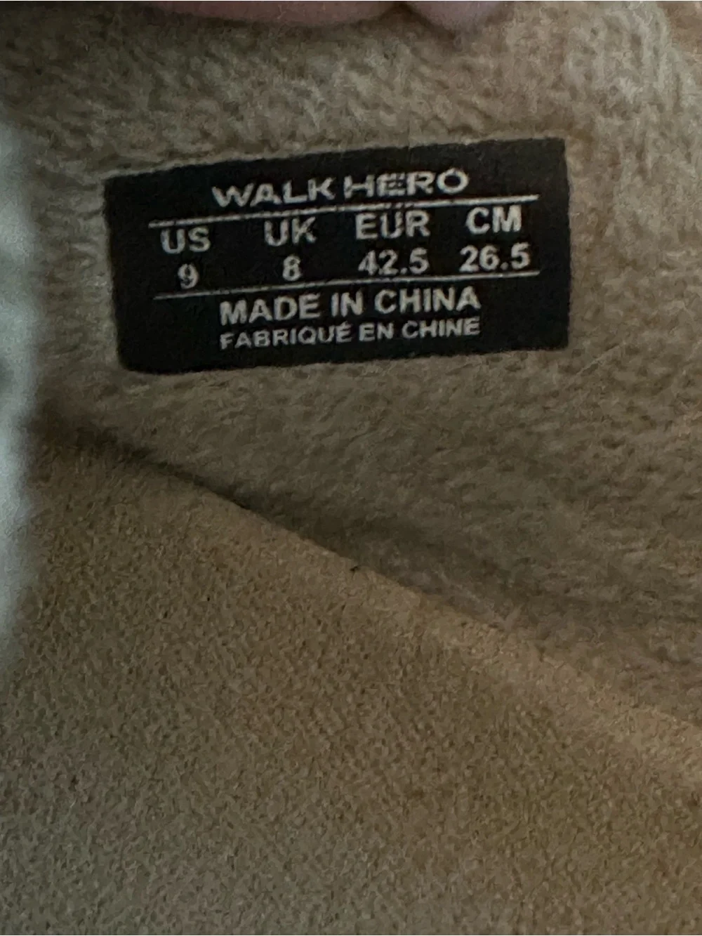Geckoman Walk Hero Men’s Size 9 Slip On Clogs Mules Canvas Comfort Shoes Beige